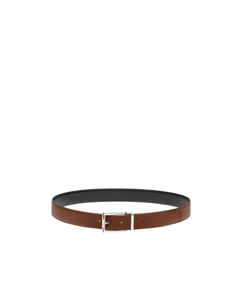 Ferragamo Reversible Rectangular Buckle Belt