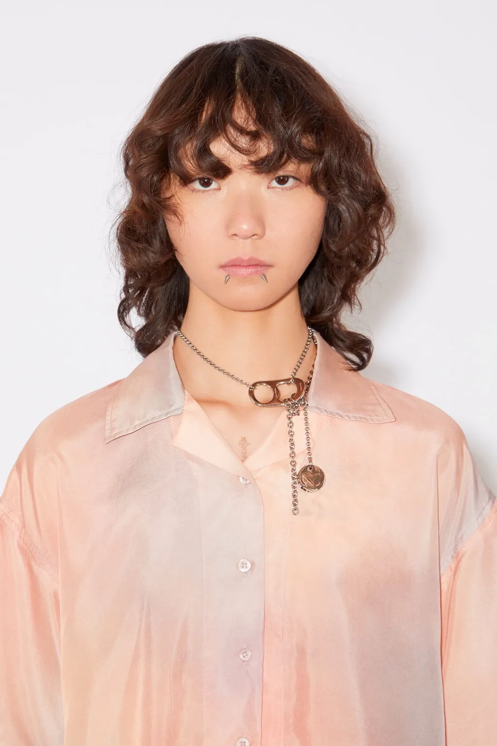 Short-Sleeve Silk Shirt