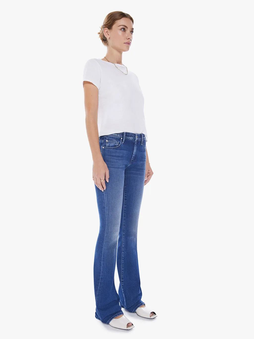 Mother The Dow Low Weekend Heel Flared Jeans