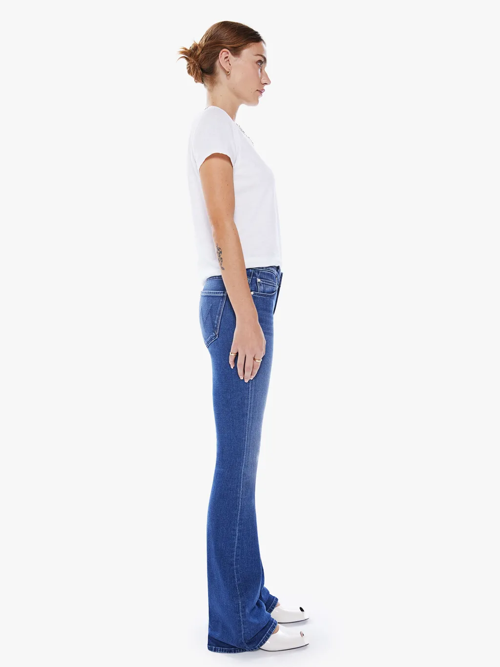 Mother The Dow Low Weekend Heel Flared Jeans