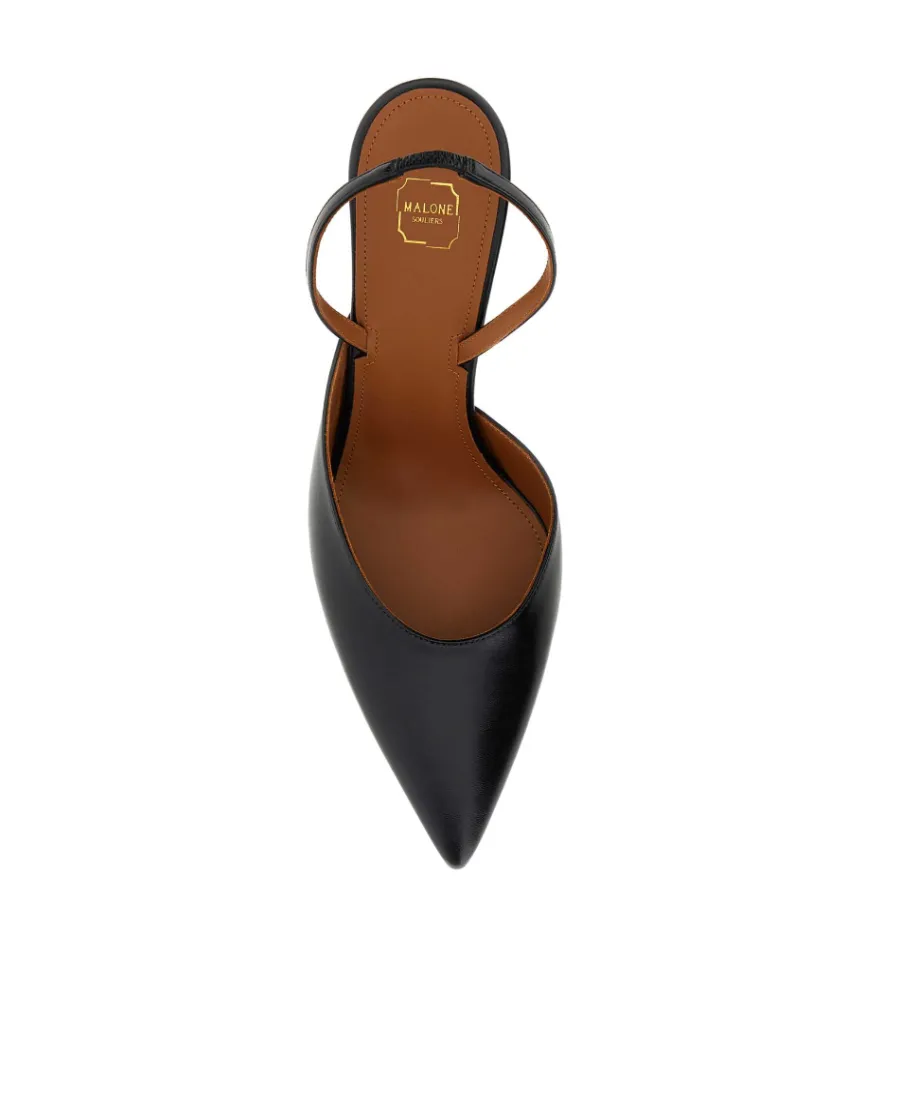 Malone Souliers Gillian Pointed-Toe Slingback Pumps