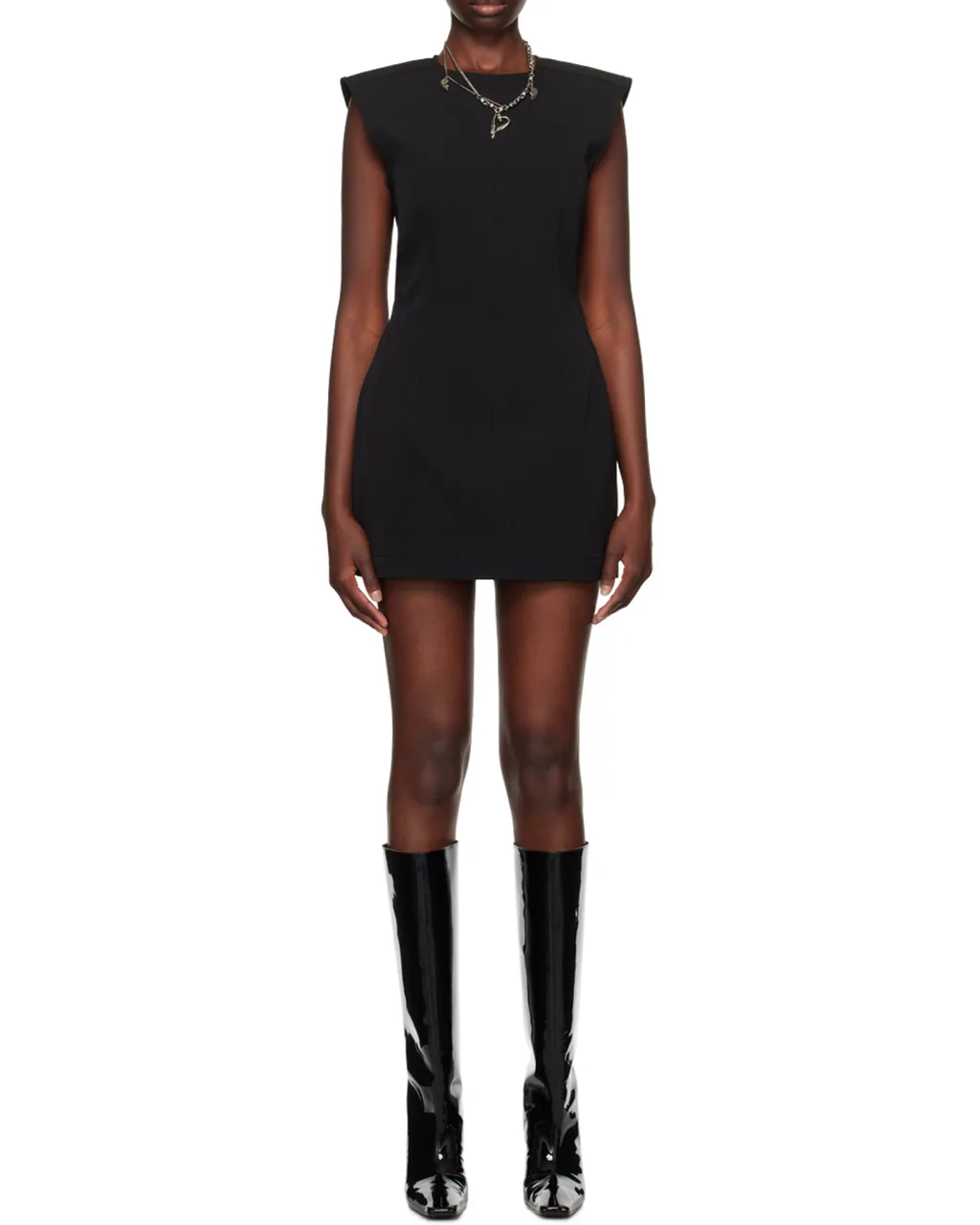 Belt-Loops Sleeveless Minidress