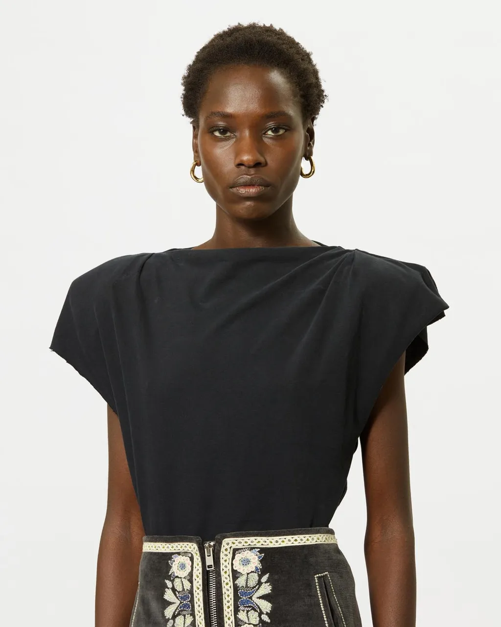Isabel Marant Asymmetric Short-Sleeved T-Shirt