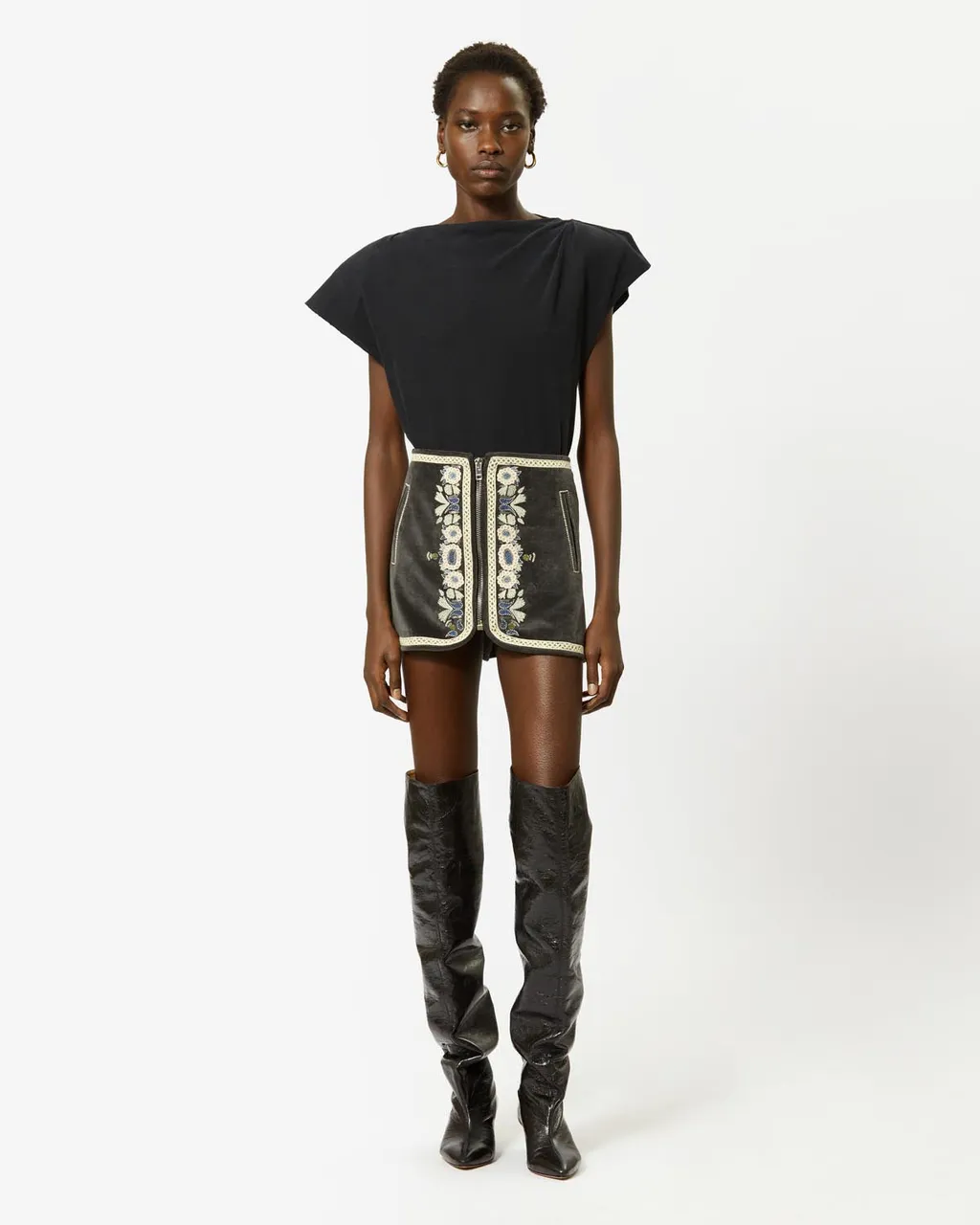 Isabel Marant Asymmetric Short-Sleeved T-Shirt