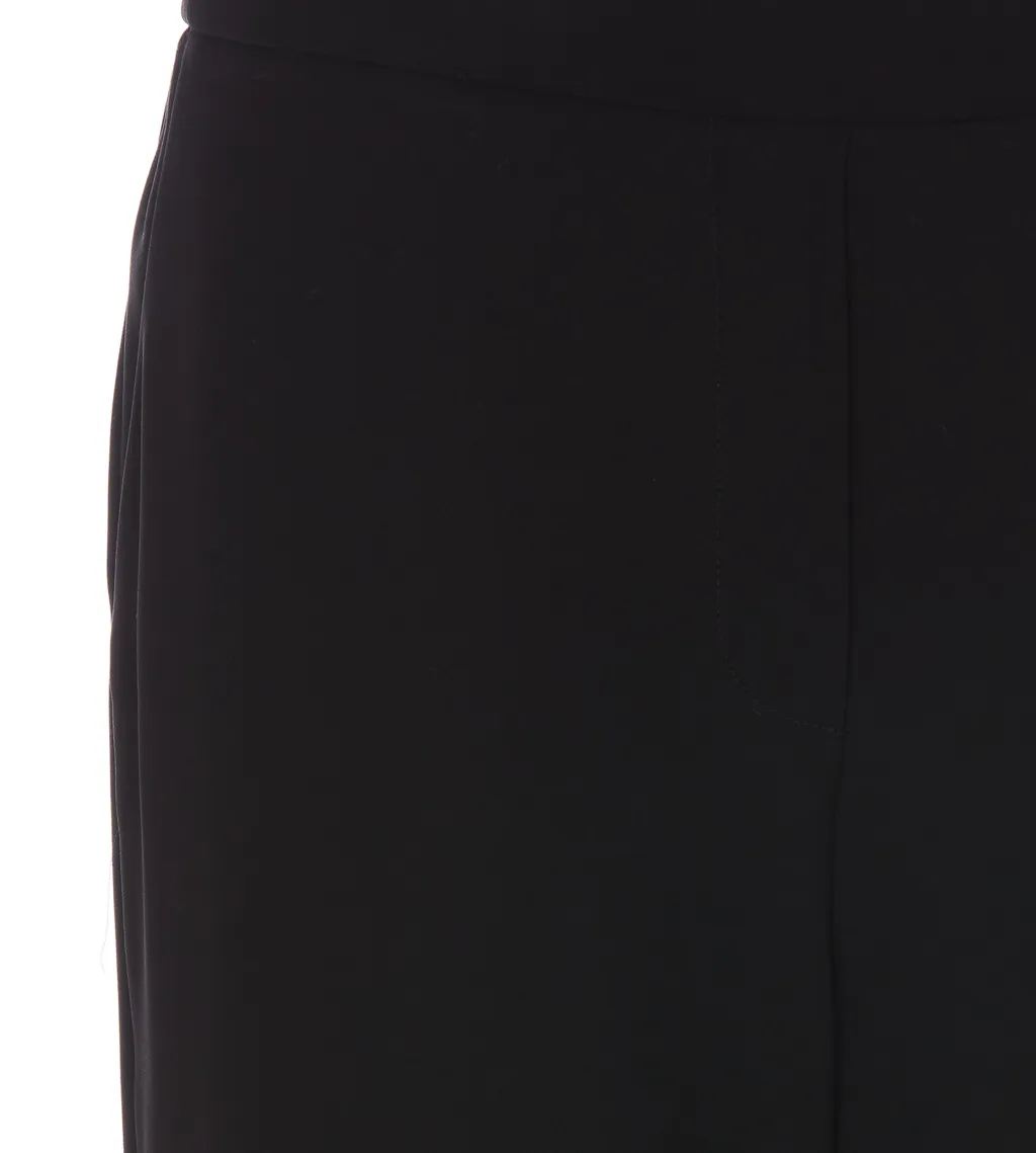 P.A.R.O.S.H. High-Waist Straight-Leg Slim-Cut Trousers