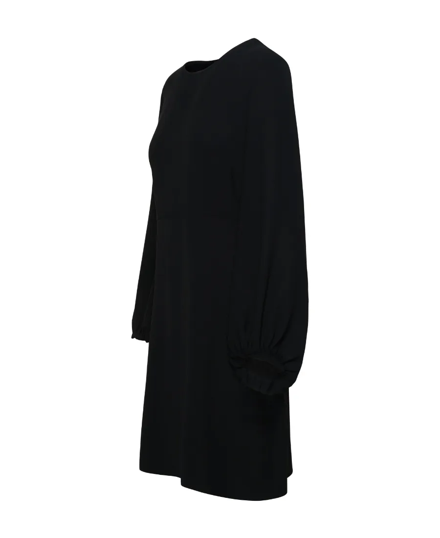 Long-Sleeved A-Line Mini Dress