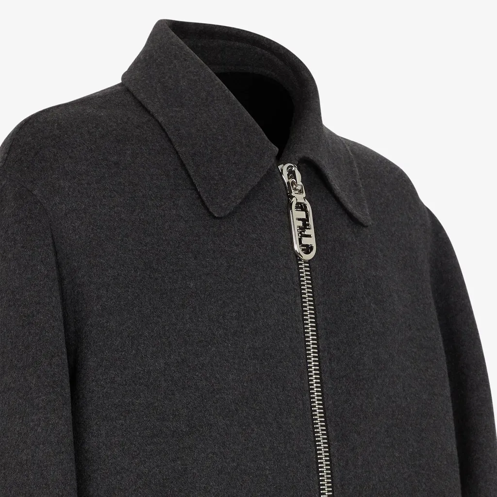 Fendi Straight Cut Single Breasted Coat