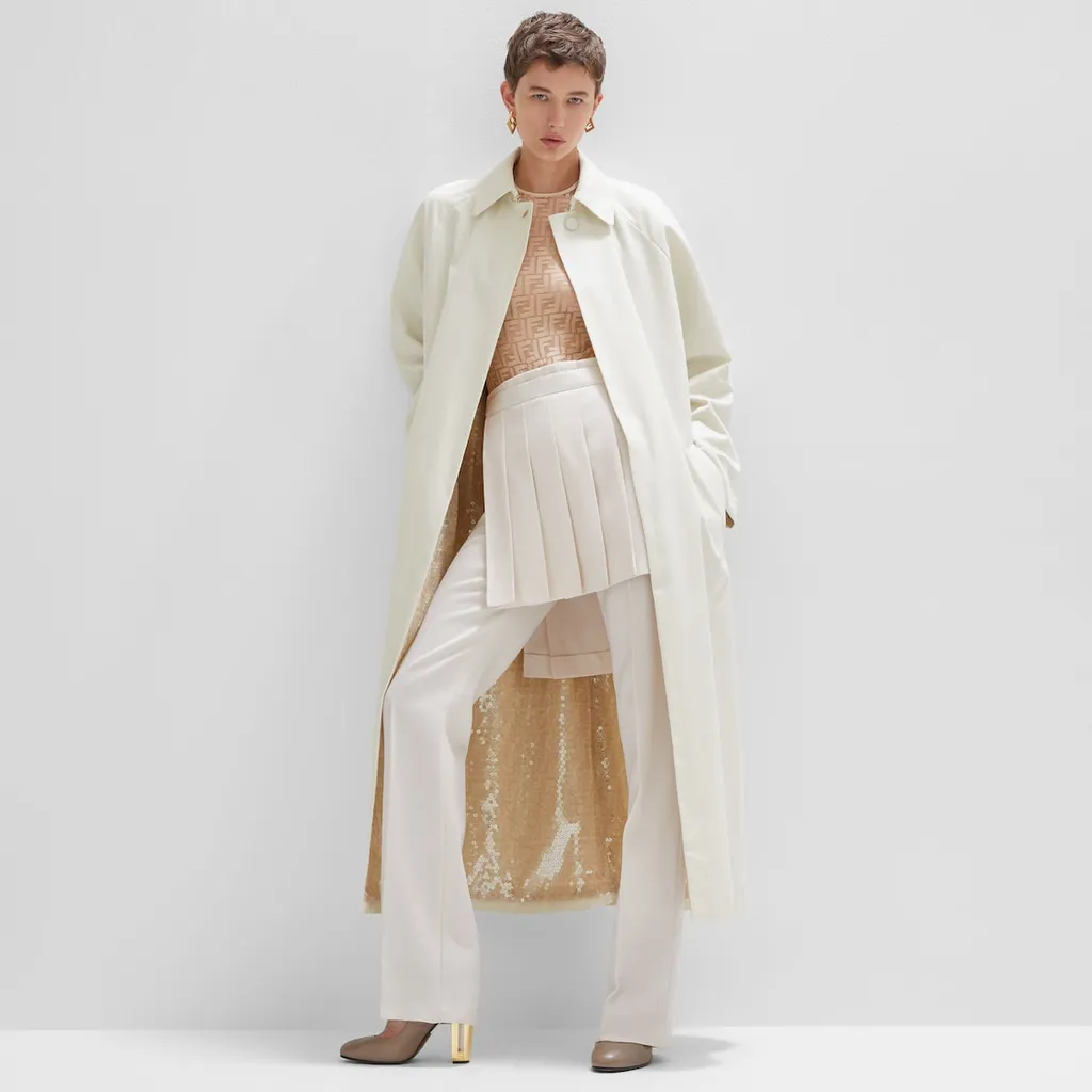 Fendi Single-Breasted Overcoat