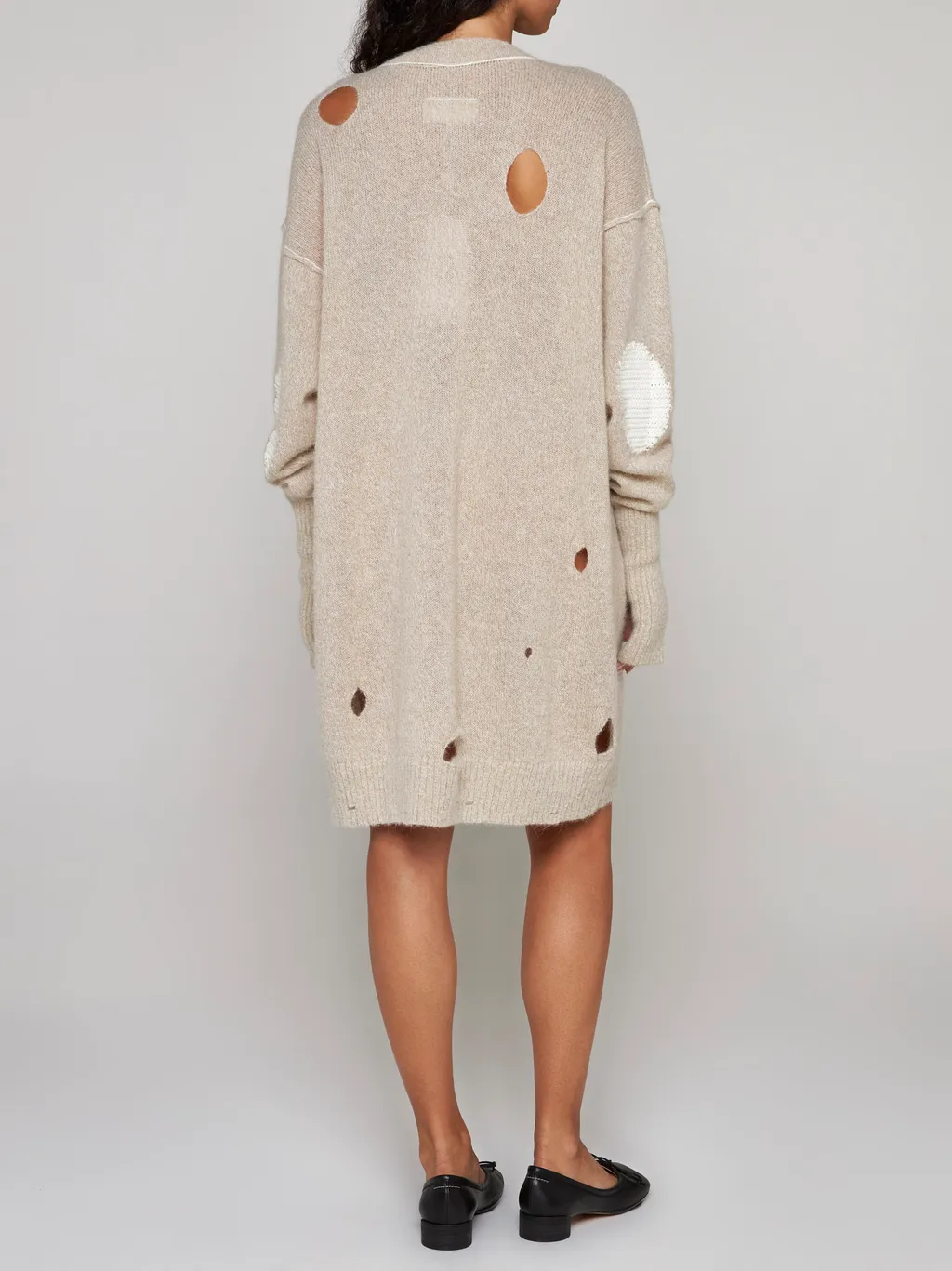 Mm6 Maison Margiela Distressed Knitted Dress