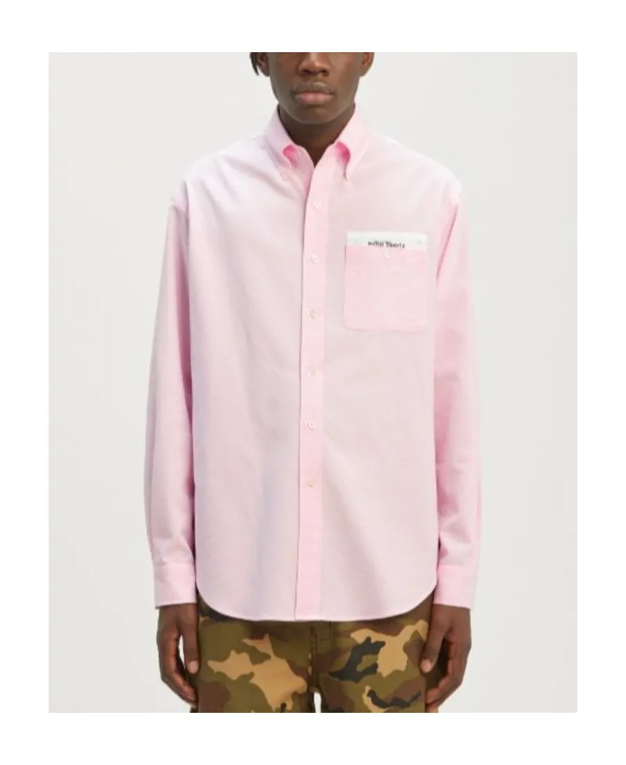 Palm Angels Logo Patch Long-Sleeved Shirt