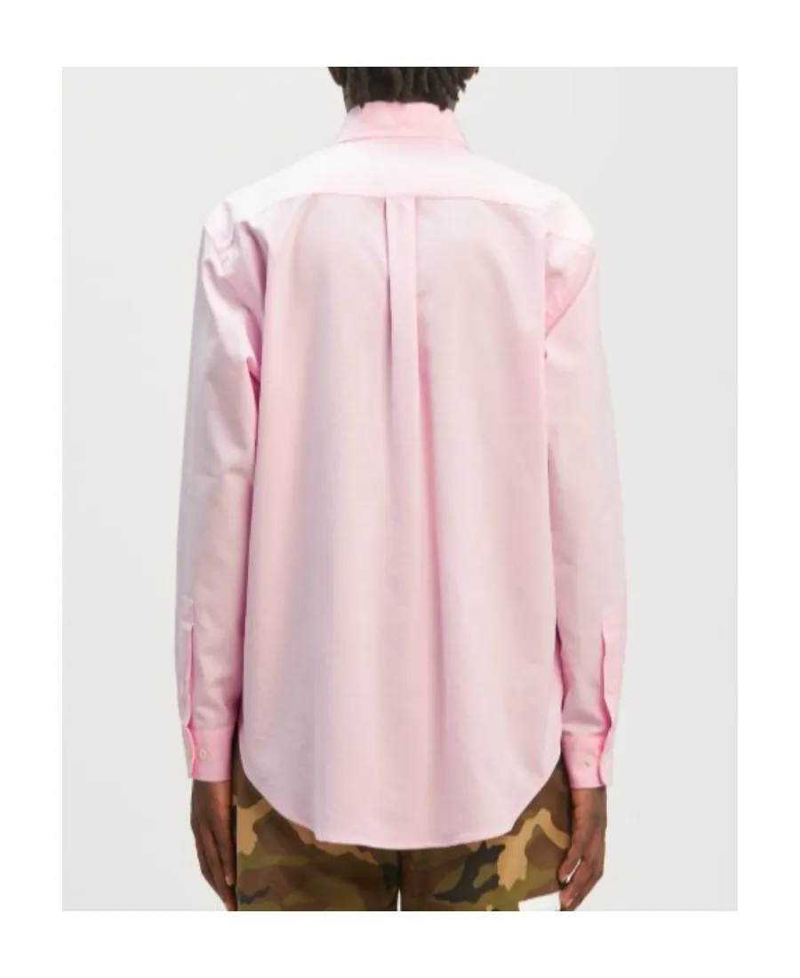 Palm Angels Logo Patch Long-Sleeved Shirt