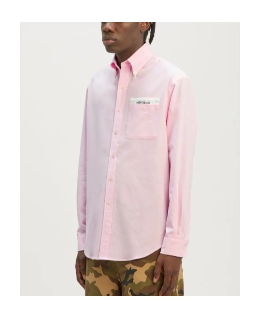 Palm Angels Logo Patch Long-Sleeved Shirt
