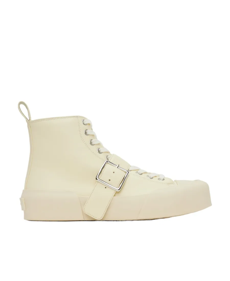 Round Head Lace-Up Casual Sports Shoes