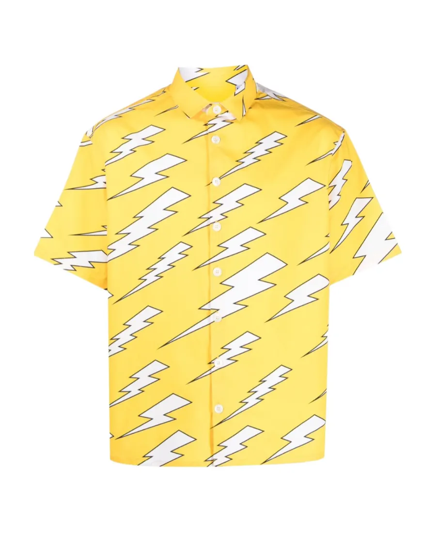 Short-Sleeved Pattern Shirt