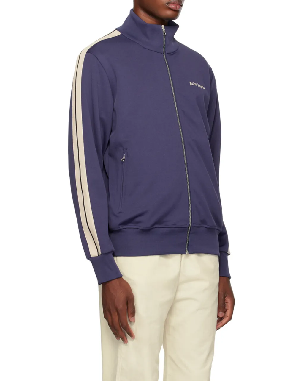 Palm Angels Logo Embroidered Track Jacket