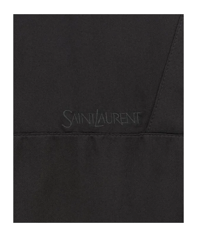 Saint Laurent Zip-Up Teddy Jacket