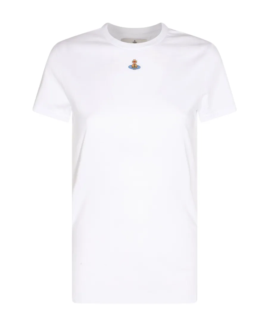 Vivienne Westwood Orb Logo-Embroidered Crewneck T-Shirt