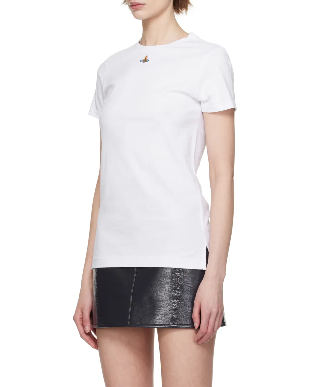 Vivienne Westwood Orb Logo-Embroidered Crewneck T-Shirt