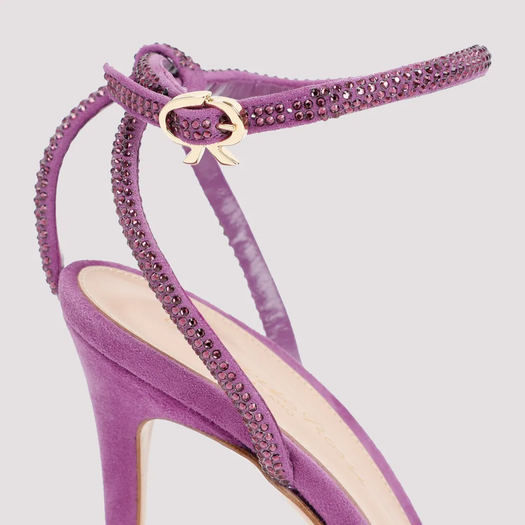 Gianvito Rossi Plexi Embellished Pumps
