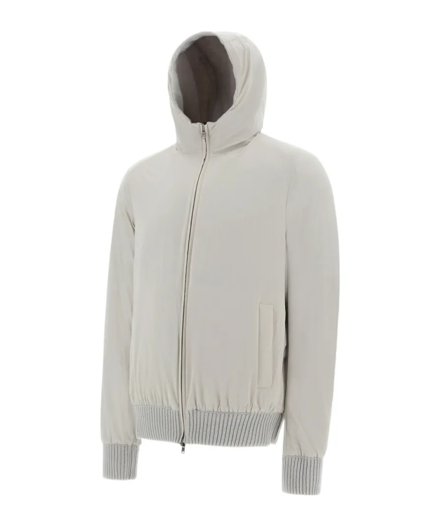 Herno Zip-Up Hooded Jacket