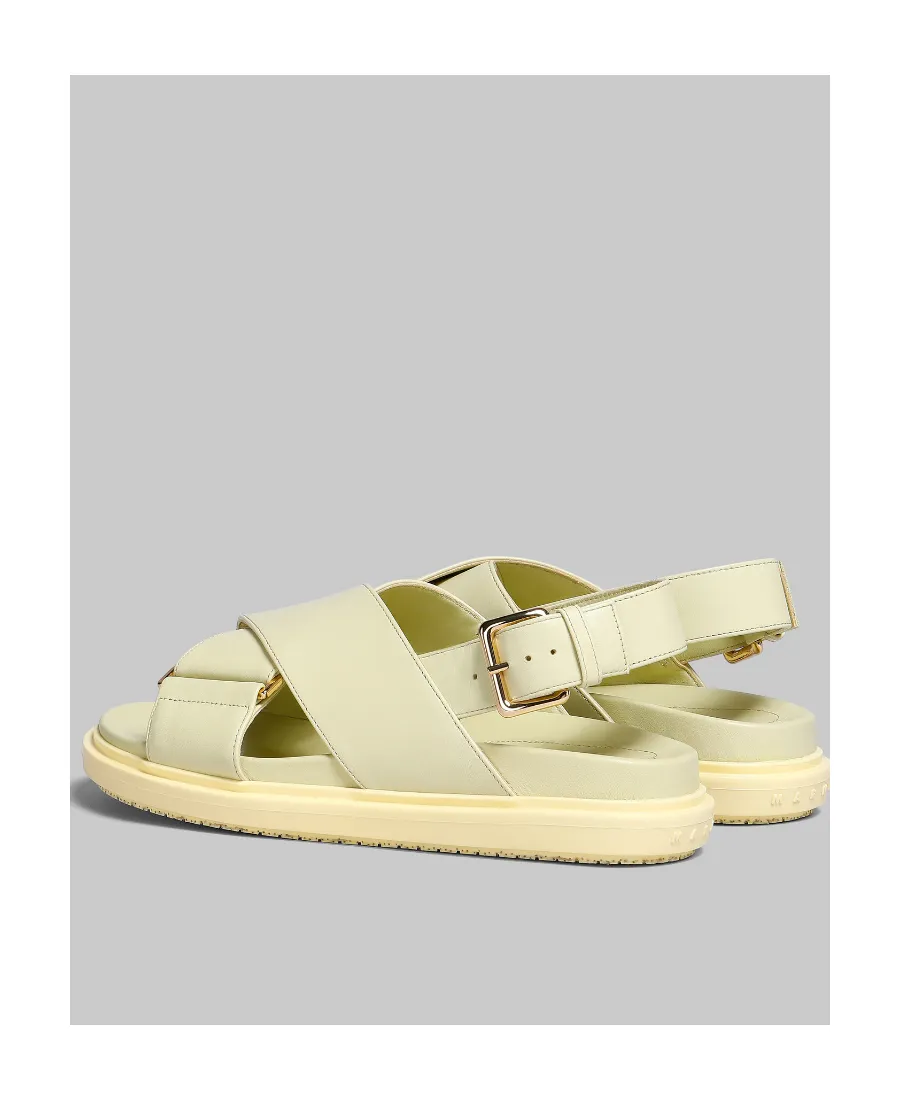 Light Yellow Leather Fussbett