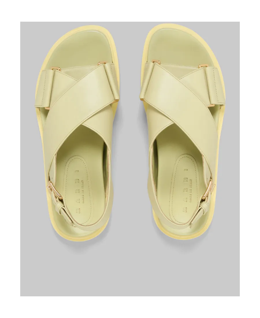 Light Yellow Leather Fussbett