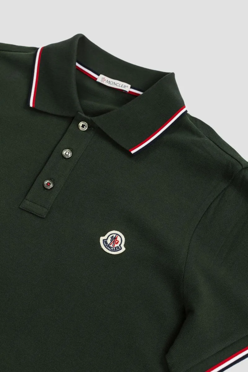 Moncler Logo Patch Short-Sleeved Polo Shirt
