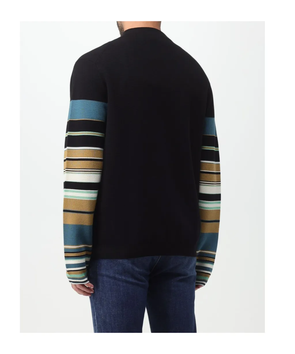 Stripe-Print Cardigan