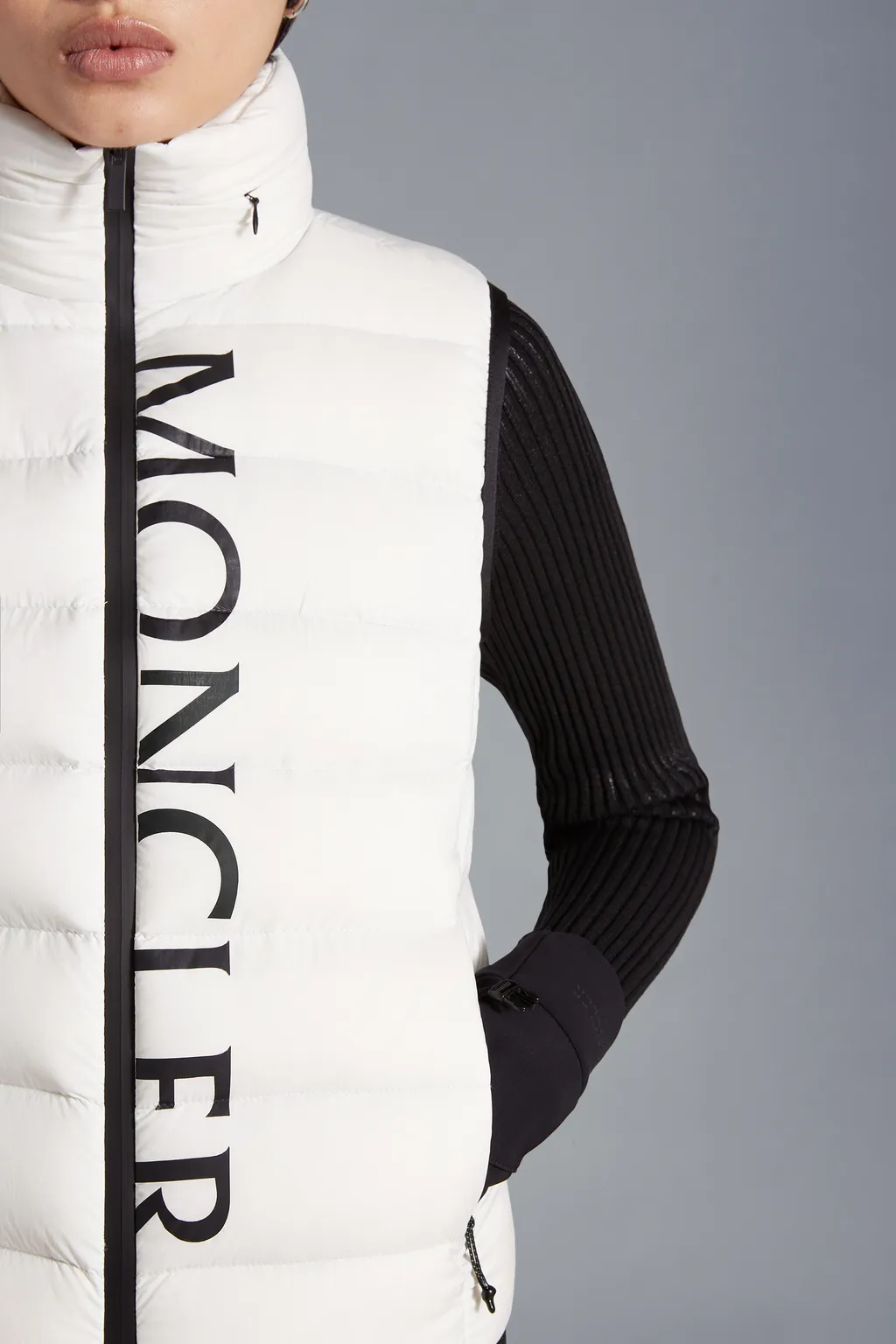 Moncler Cenis High-Neck Down Vest