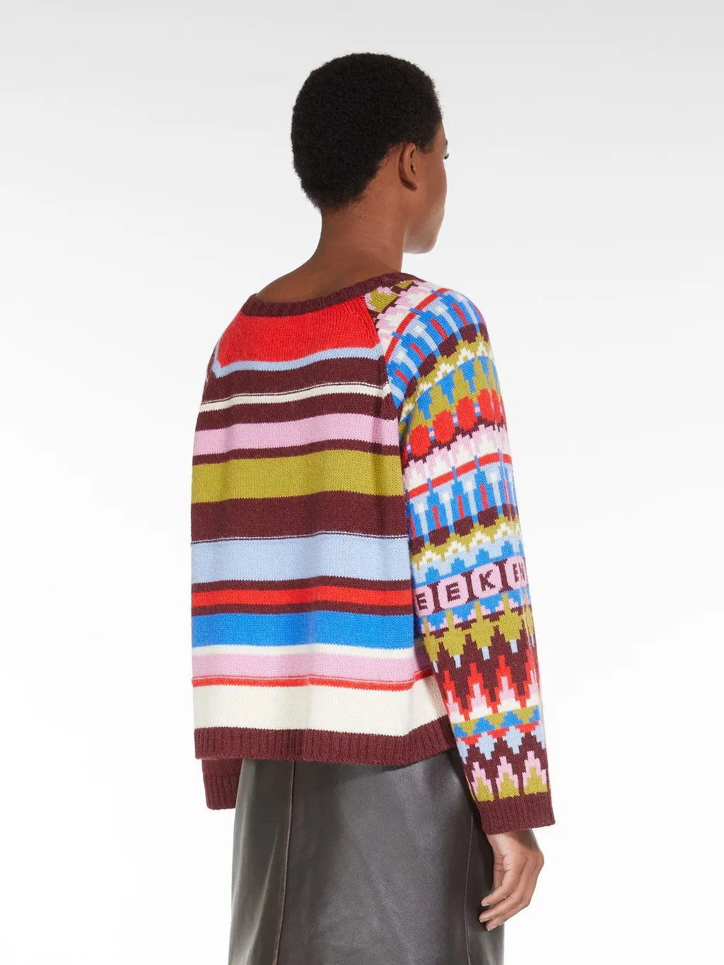 Spliced Knitted Sweater