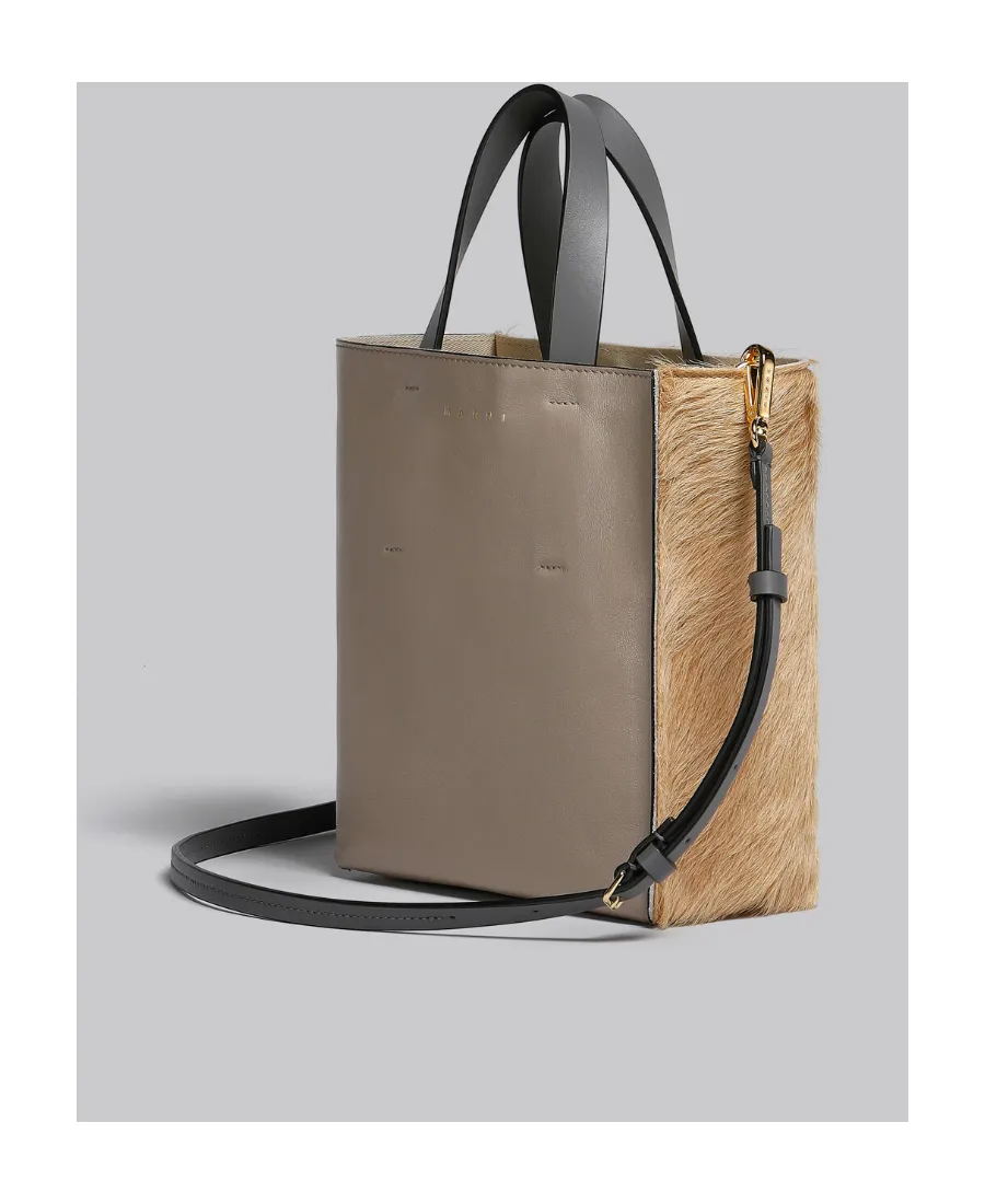 Museo Colour-Block Leather Tote Bag