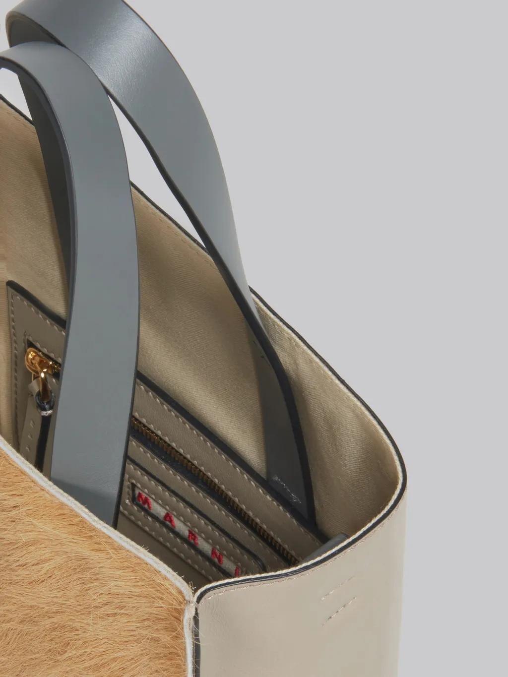 Museo Colour-Block Leather Tote Bag