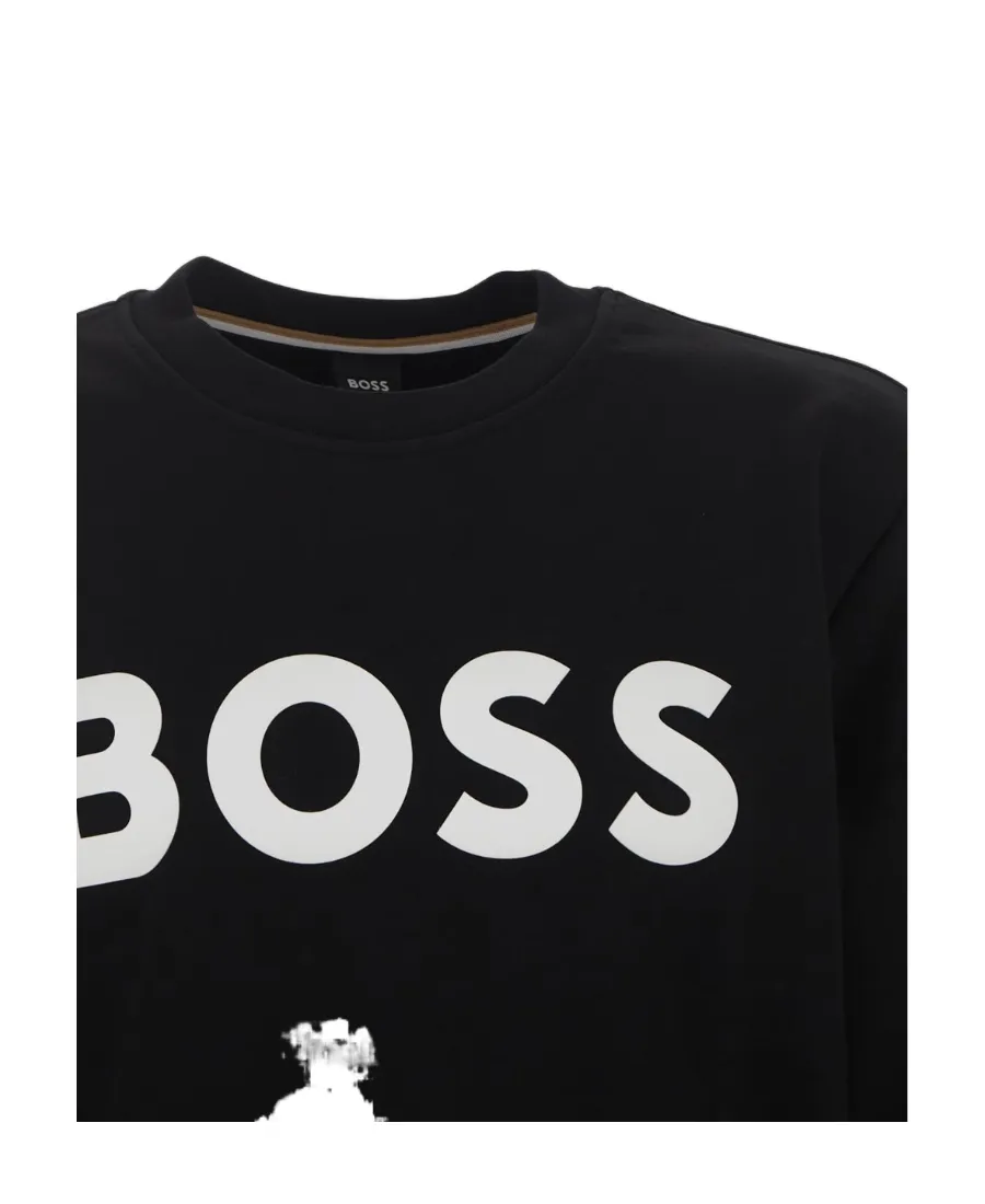 Hugo Boss Logo Printed Crewneck Sweatshirt