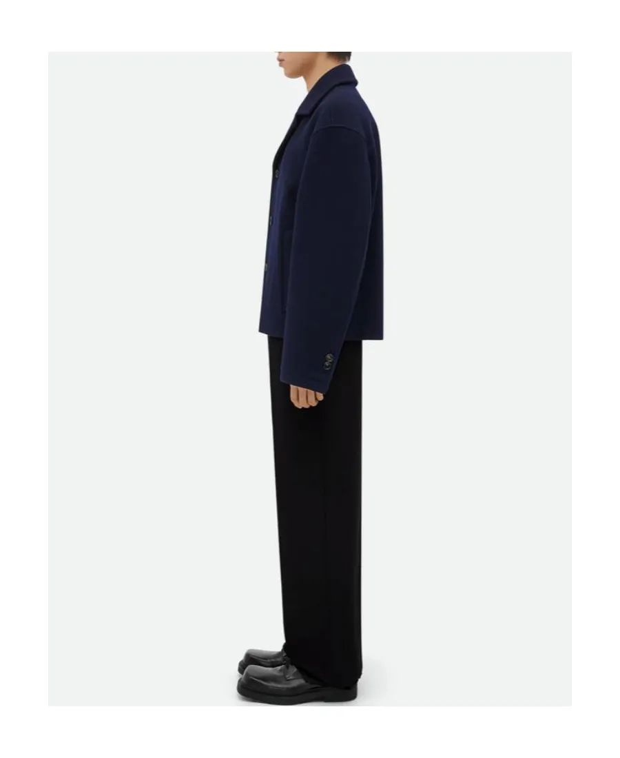 Wool-Cashmere Blend Shirt Jacket