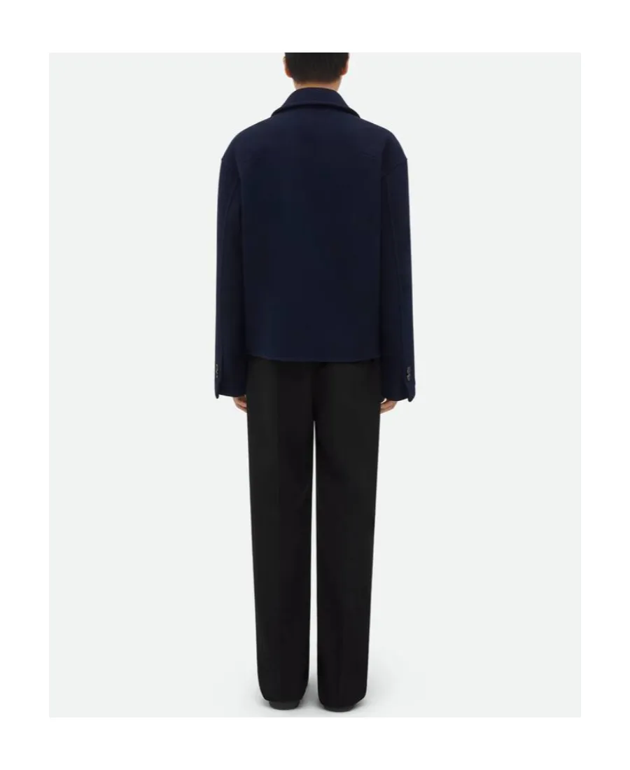 Wool-Cashmere Blend Shirt Jacket