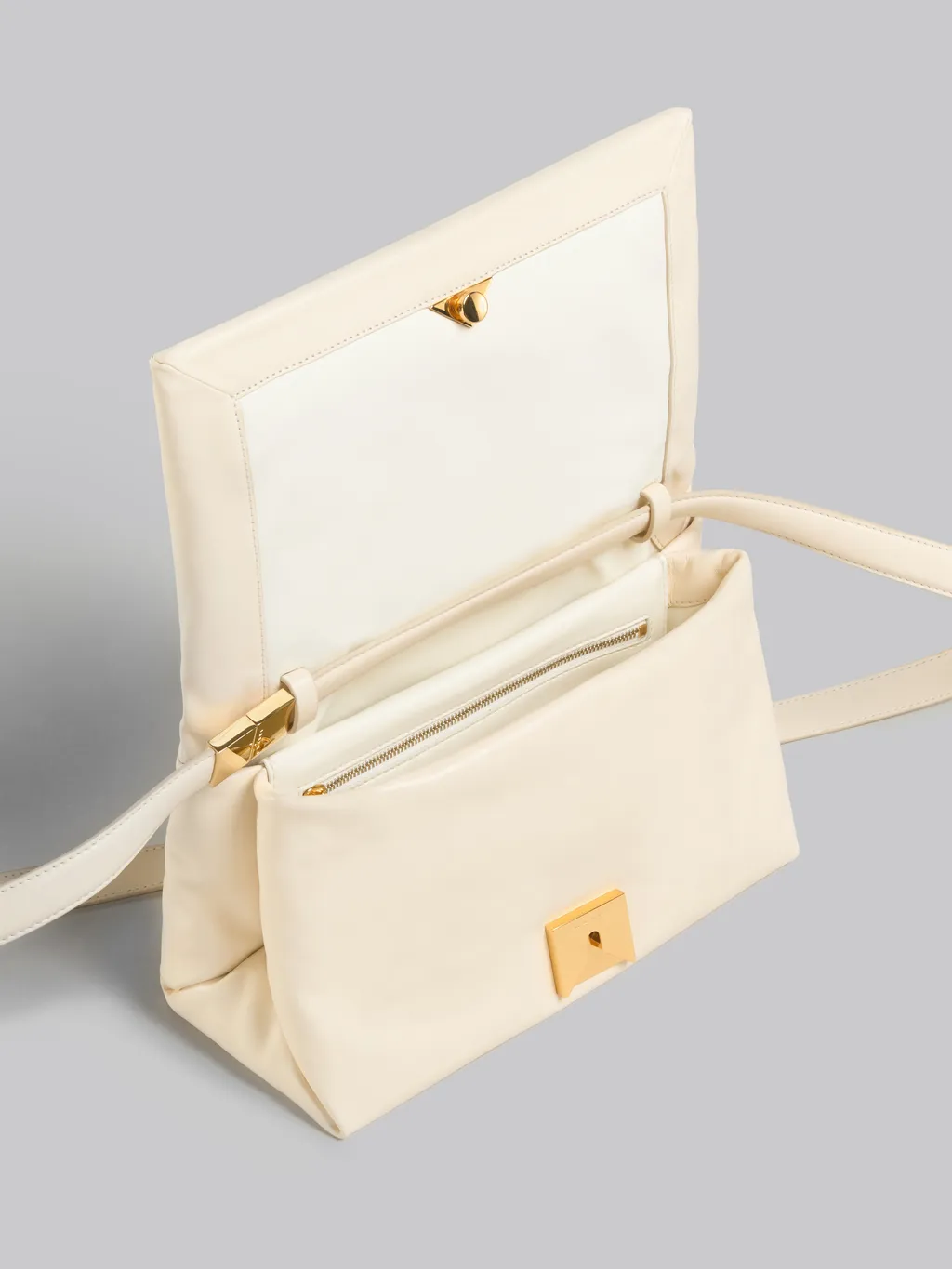 Marni Prisma Foldover Top Shoulder Bag