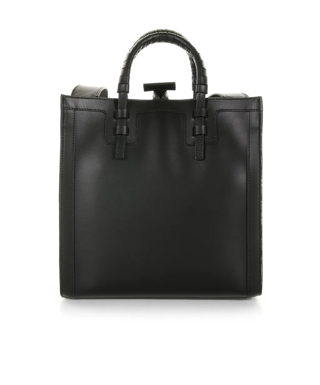 Casadei Beauriva Logo-Patch Shopper Bag