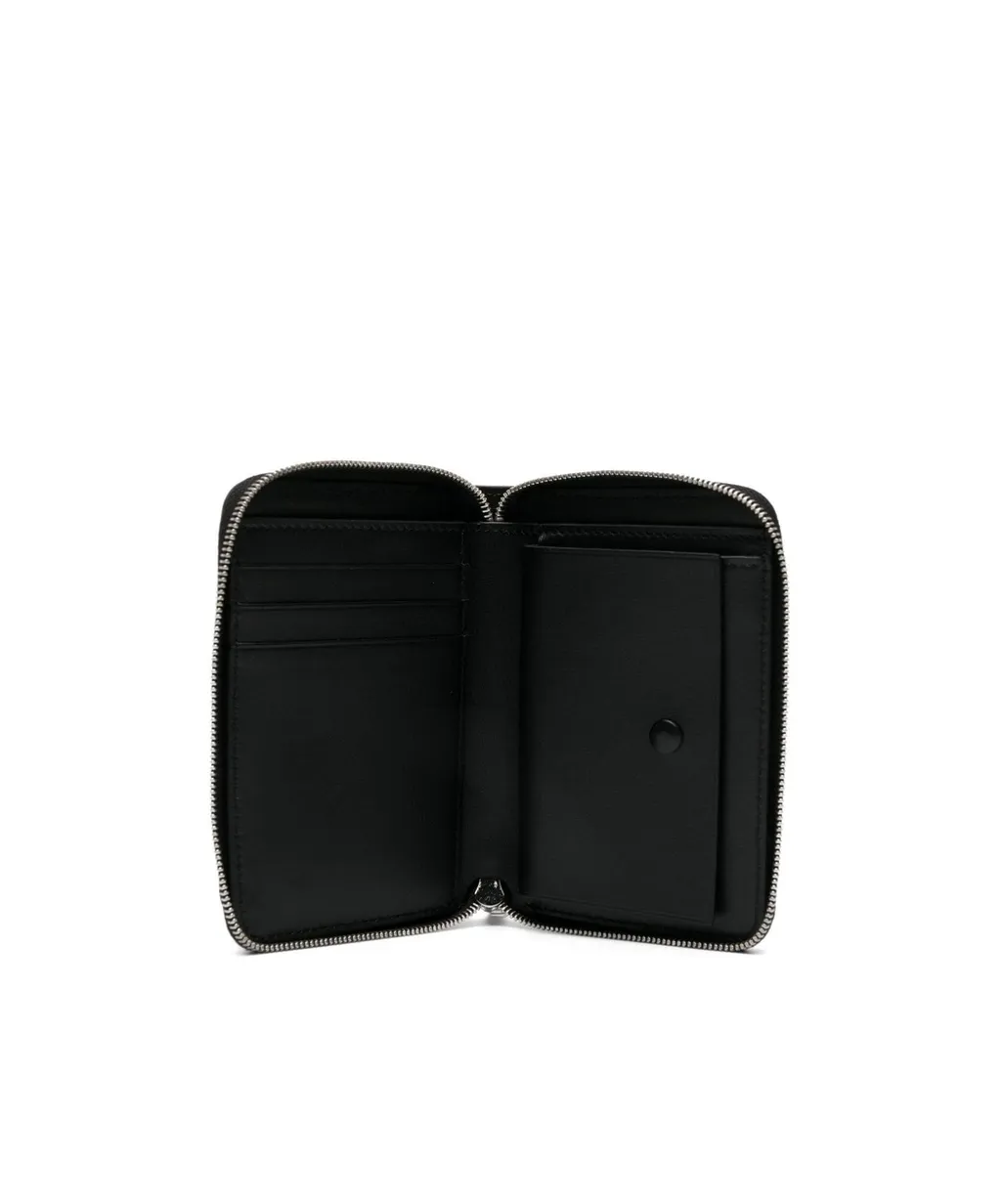 Jil Sander Logo Debossed All-Around Zip Wallet