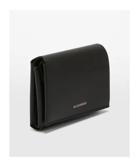 Jil Sander Logo Lettering Bi-Fold Wallet