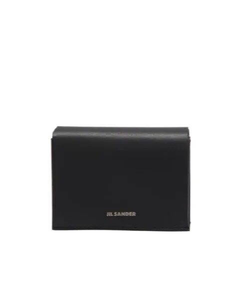 Jil Sander Logo Lettering Bi-Fold Wallet