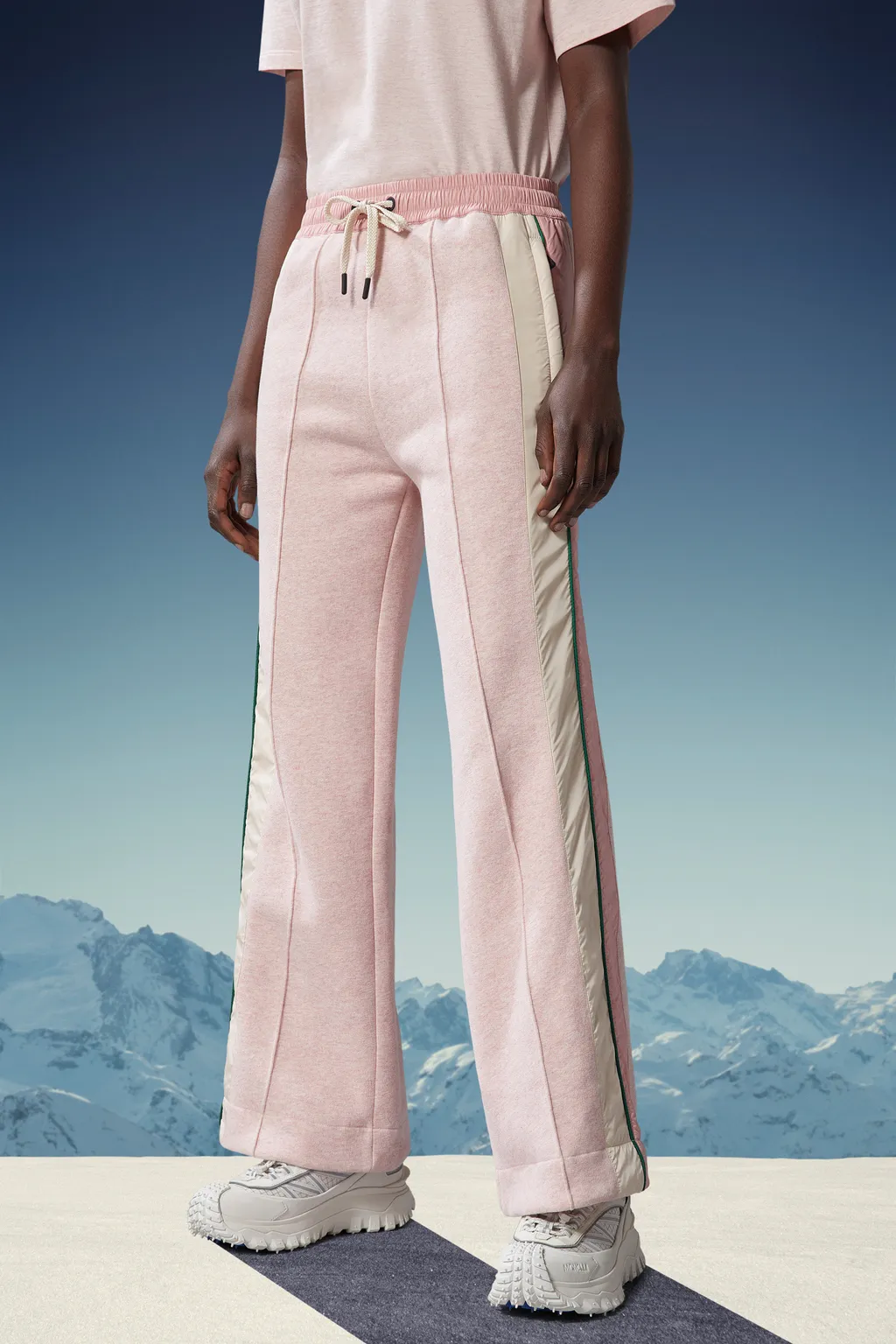 Moncler Grenoble Drawstring Wide Leg Trousers