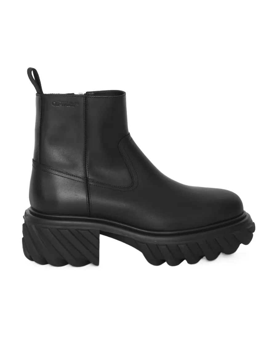 Off-White Tractor Motor Ankle Boots