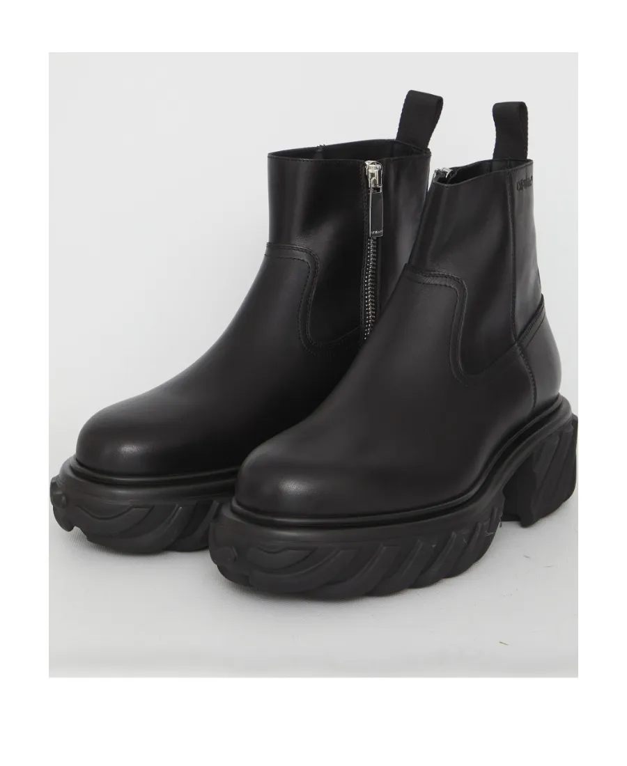 Off-White Tractor Motor Ankle Boots