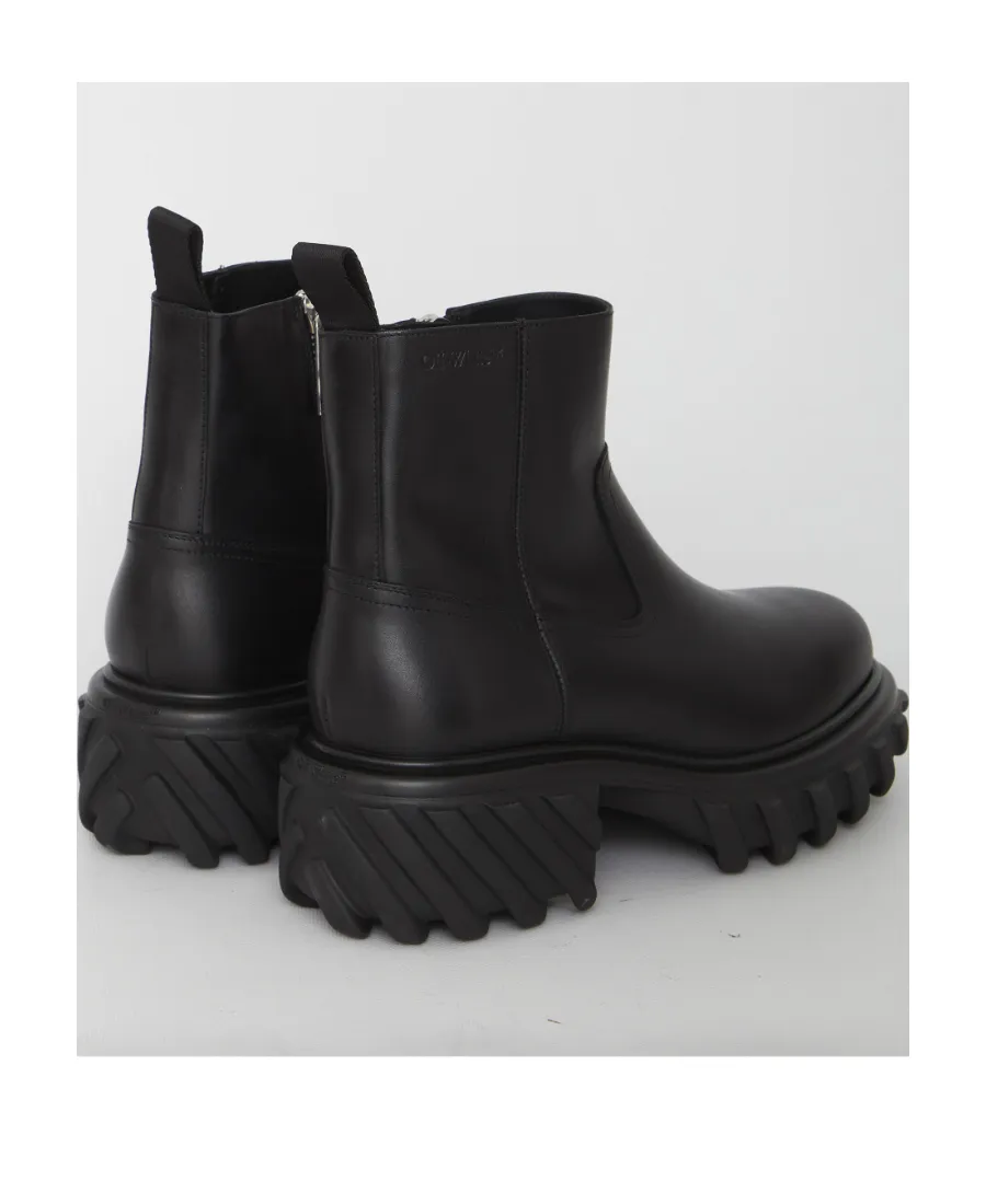 Off-White Tractor Motor Ankle Boots