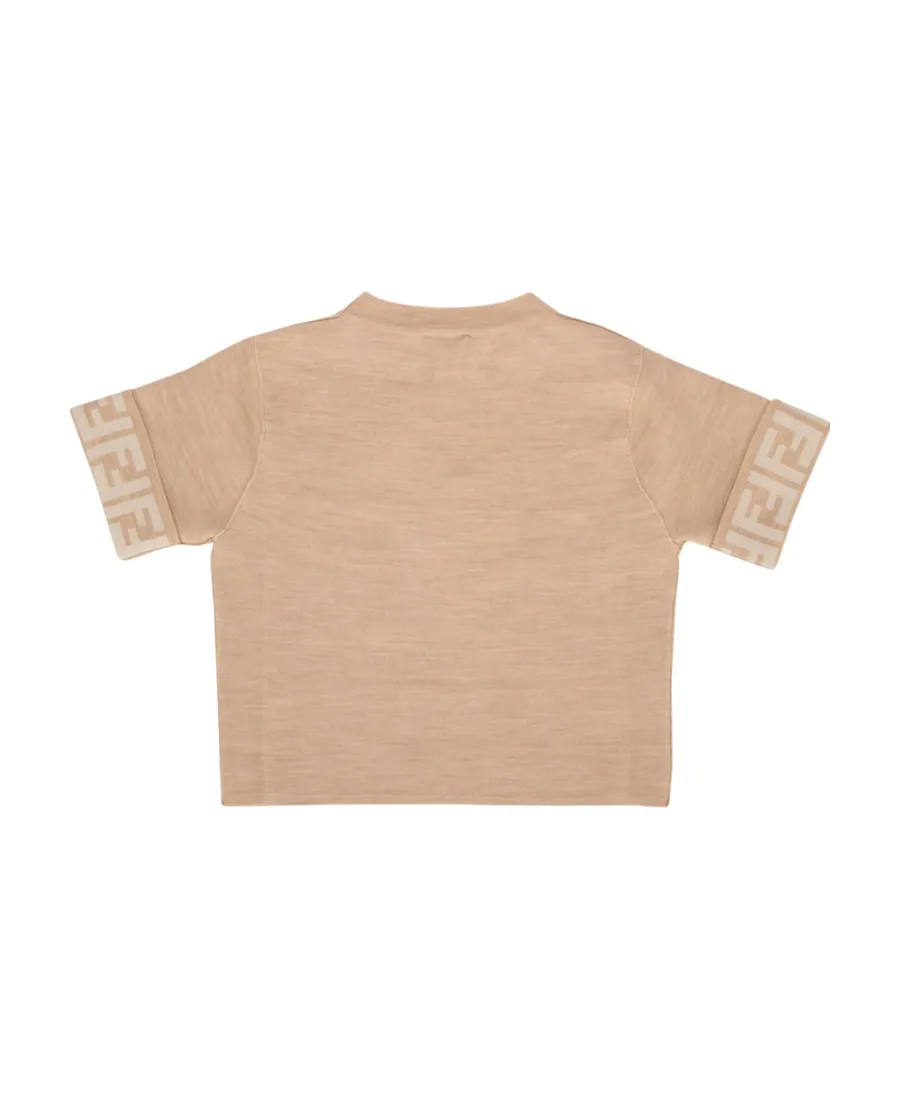 Fendi Kids Crewneck Short-Sleeved Jumper