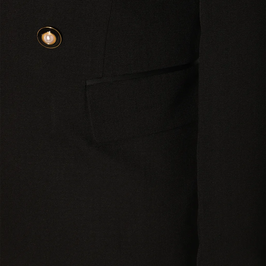 Casablanca Double-Breasted Tuxedo Blazer