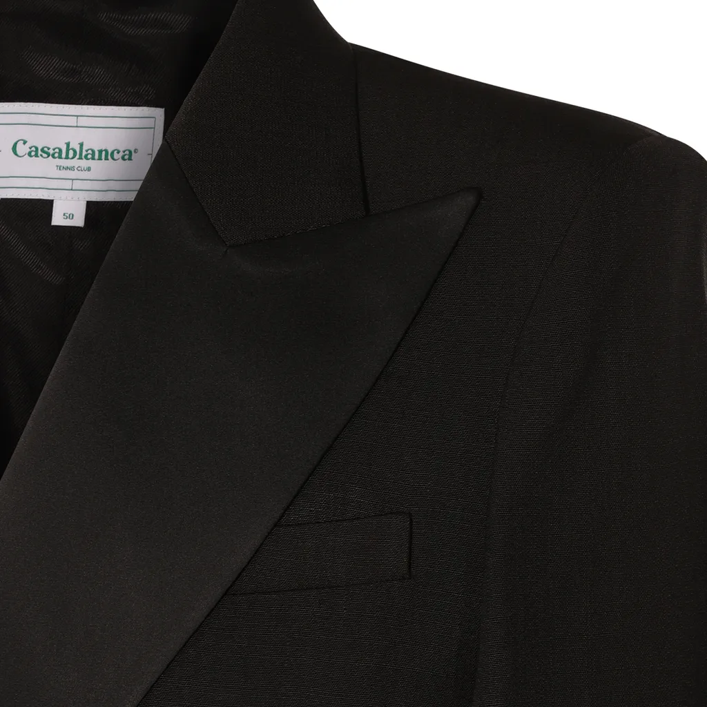 Casablanca Double-Breasted Tuxedo Blazer