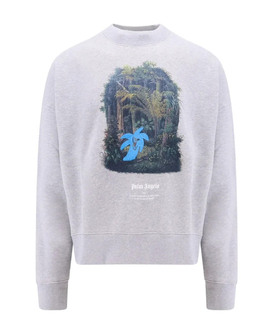 Palm Angels Graphic Printed Crewneck Sweatshirt
