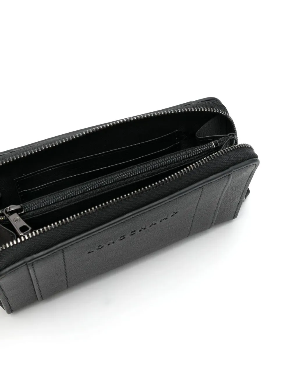Debossed-Logo Leather Wallet
