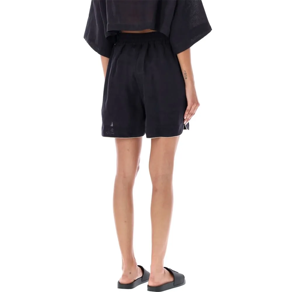 Palm Angels Logo Patch Elastic Waist Boxer Shorts